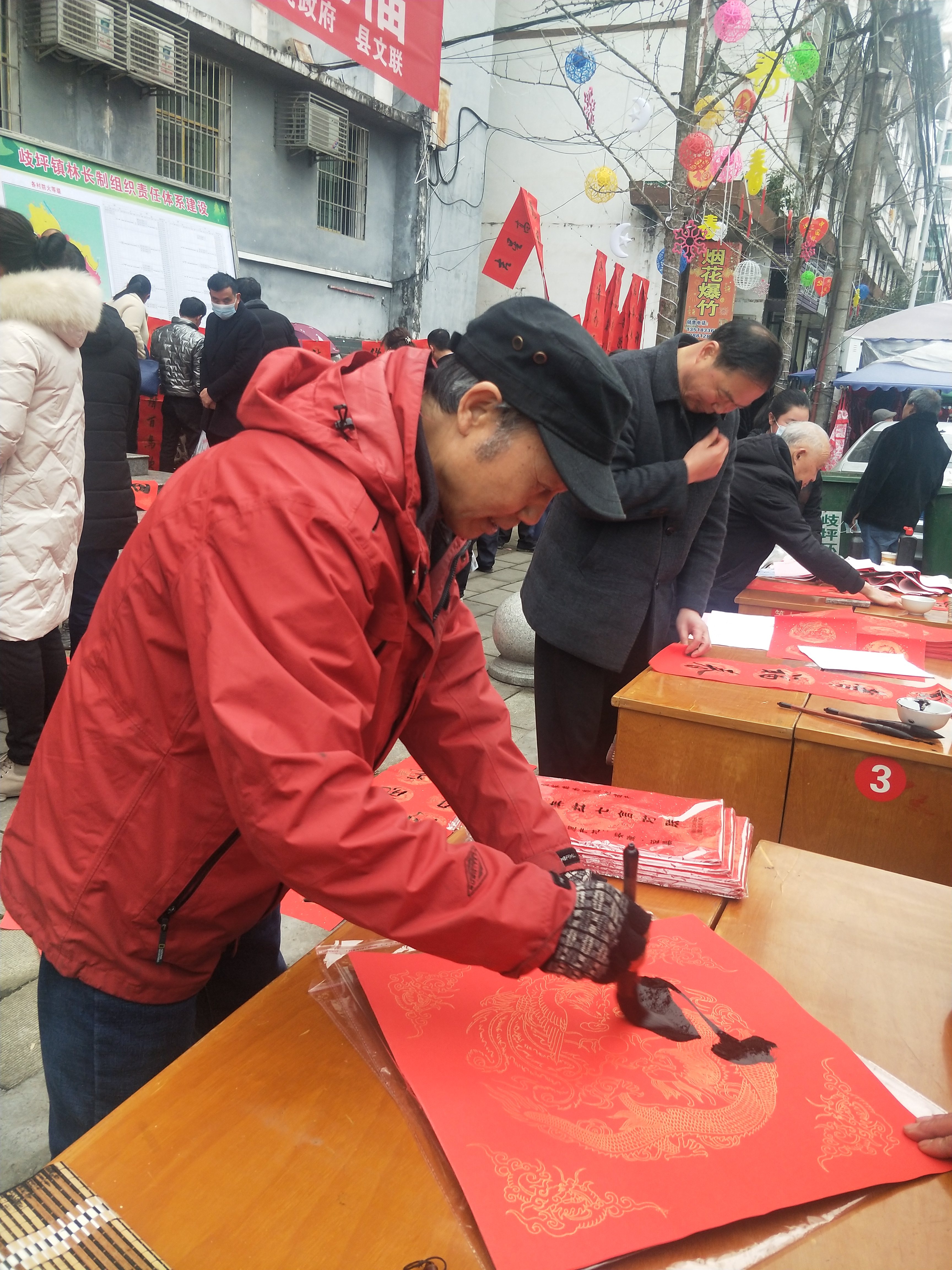苍溪县开展送春联下乡活动